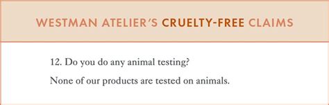 westman atelier animal cruelty free.